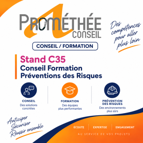 Prométhée Conseil sera à Préventica Lyon 2026 !