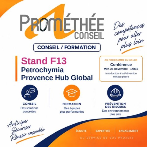 Prométhée Conseil : Après Préventica, cap sur Petrochymia !