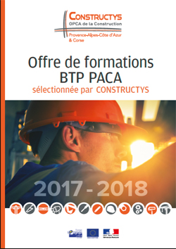 Couverture du catalogue Constructys 2017-2018